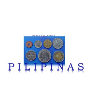 Philippines full set of coins .5,10,25,50 centimos and 1,2,10 pesos 7 coins set Unique and rare combo