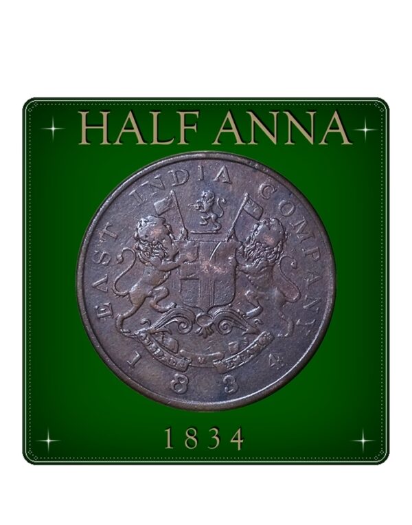 1834 Half Anna