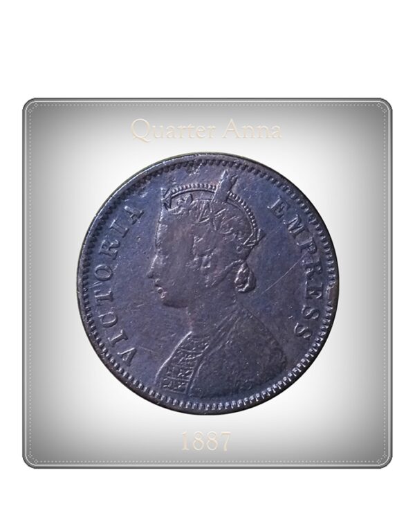 1887 Quarter Anna (O)