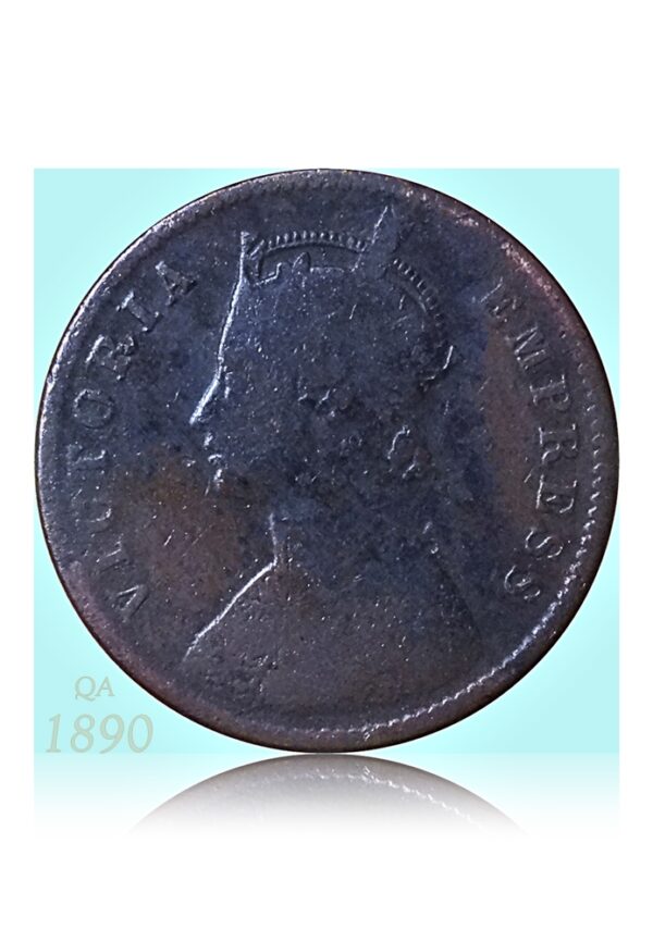 1890 Quarter Anna Queen Victoria Empress