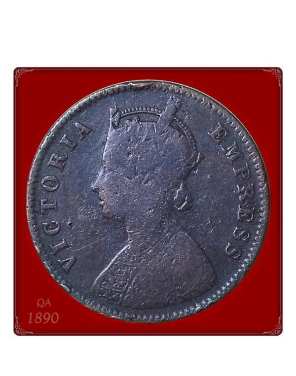1890 Quarter Anna Victoria Empress