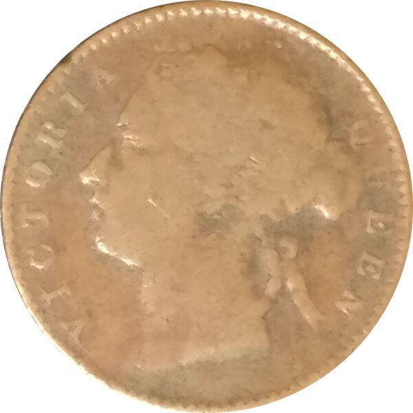 1901 Quarter Cents Straits Settlements Victoria Queen O