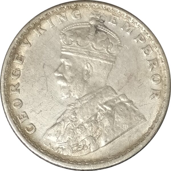 1917 Half Rupee King George V Bombay Mint O