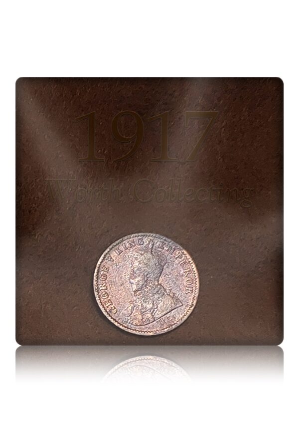 1917 Quarter Anna King George V Coin AUNC
