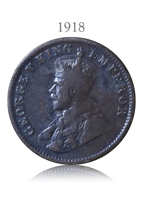 1918 Quarter Anna King George V