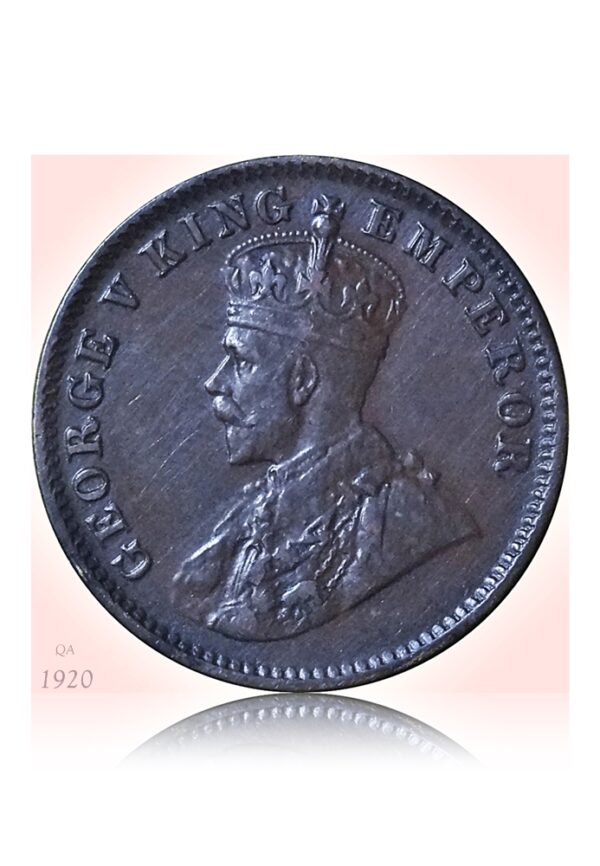 1920 Quarter Anna Coin British India King George V