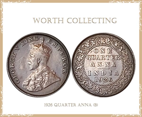 1926 QUARTER ANNA (B)