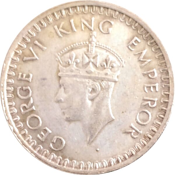 1943 Half Rupee O