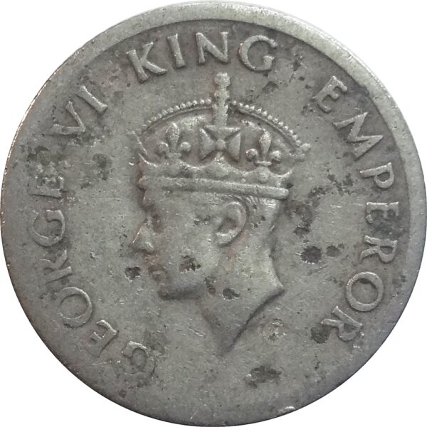 1947 Quarter Rupee (O)