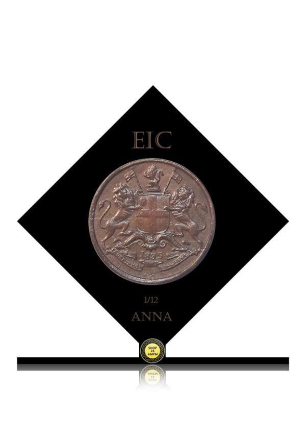1835 1/12 Twelve Anna East India Company - Worth Buy