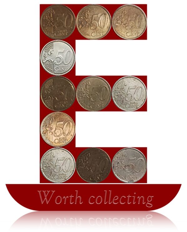 50 Euro cent coin collection