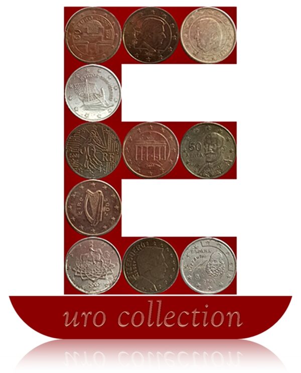 50 Euro cent coins collection