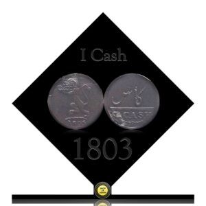 1803 1 Cash Madras Presidency Coin