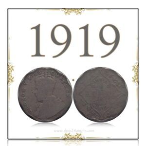 1919 1 Anna Coin King George V British India
