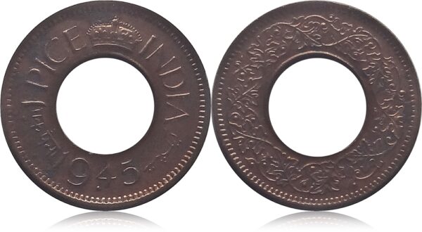 1945 1 Pice Bombay Mint
