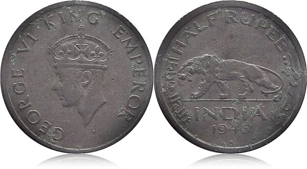 1946 Half Rupee
