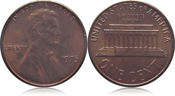 1975 1 Cent Liberty Coin USA