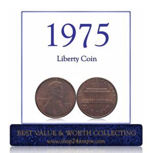 1975 1 Cent USA Liberty coin