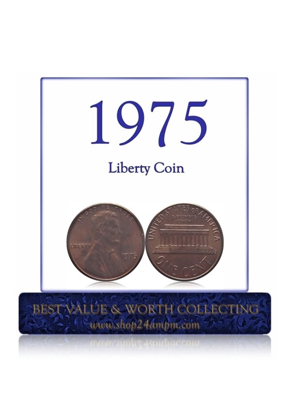 1975 1 Cent USA Liberty coin