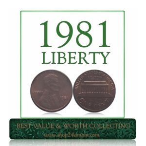 1981 1 Cent USA Liberty Coin