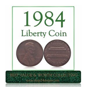 1984 1 Cents USA Liberty Coin