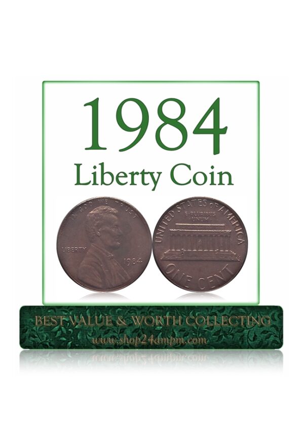 1984 1 Cents USA Liberty Coin
