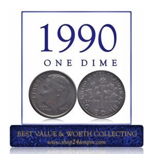 1990 1 Dime USA Liberty Coin