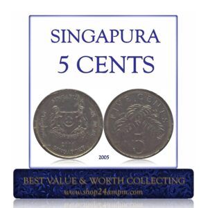 2005 5 Cents Singapore Coin