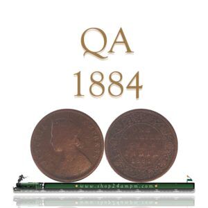 1884 Quarter Anna Queen Coin