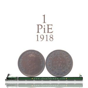 1918 1 12 Anna King George V Coin