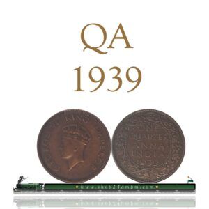 1939 Quarter Anna King George VI Coin