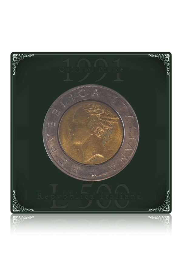 1991 500 Lira Italy Coin