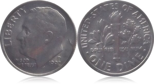 1992 1 Dime Philadelphia Mint