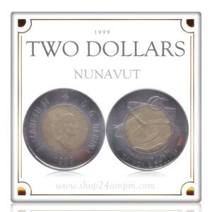 1999 2 Dollars Canada Queen Elizabeth II D G Rigina Coin