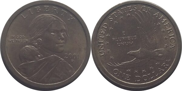 2001 1 US Dollar Native American