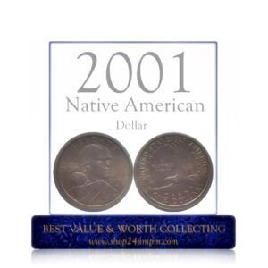 2001 1 US Dollar Native American Sacagawea Denver Mint Coin