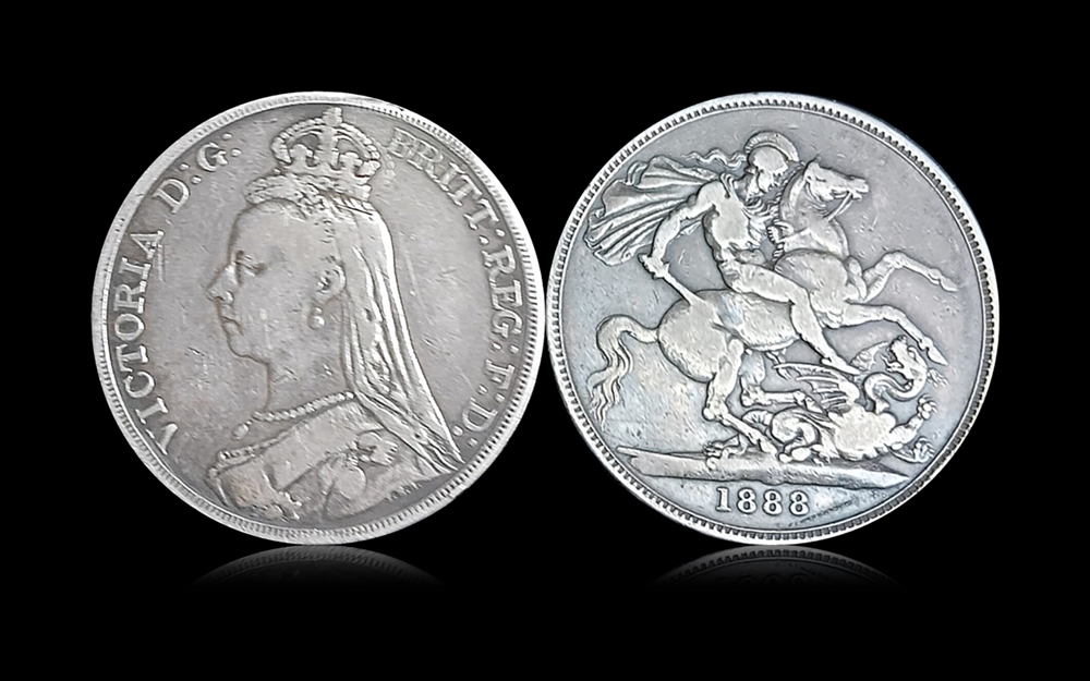 1888 United Kingdom Crown Coin Sterling Silver .925 Best Buy -Worth Collecting 2 1888 United Kingdom Crown Coin Sterling Silver .925