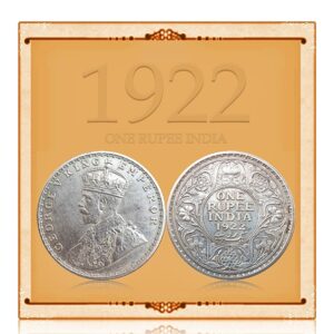 1922 1 Rupee King George V Silver Coin Bombay Mint Worth Collecting